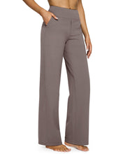 Load image into Gallery viewer, G4Free Flare Leggings for Women Wide Leg Pants for Casual Summer Women Fashion Straight Leg Trousers Pants for Business Work Lounge Casual(Taupe,S,Petite)