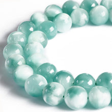 Load image into Gallery viewer, 45pcs 8mm Natural Malachite Sky Beads Gemstone Beads Round Loose Beads for Jewelry Making