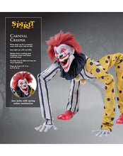Load image into Gallery viewer, Spirit Halloween 3 Ft 9 In Carnival Creeper Animatronic, Scary Clown Decor, Outdoor-Rated Prop