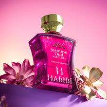 Load image into Gallery viewer, H HABIBI Jasmine Oud Absolute Eau de Parfum for Women, 75 ml 2.5 fl oz, Luxurious Oud and Jasmine Perfume, Long Lasting Arabian Perfume, Made in USA