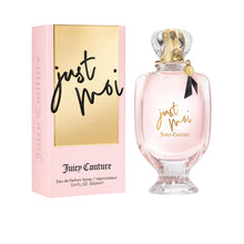 Load image into Gallery viewer, Juicy Couture Just Moi Eau de Parfum Spray for Women, Amber Vanilla Perfume with Cacao Blossom, Magnolia & Musk, Long-Lasting Scent, 3.4 fl oz