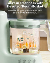 Load image into Gallery viewer, Grownsy Baby Food Maker, Steamer & Blender Baby Food Processor, Green