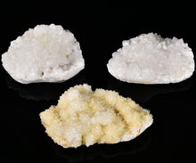 Load image into Gallery viewer, JIC Gem Natural White Quartz Crystal Cluster Geode Druzy Healing Stone Home Decoration Gemstone Specimen Large 1pc 2.42-2.86 lb