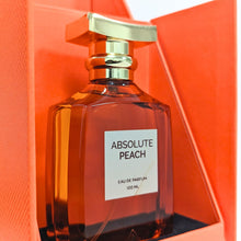 Load image into Gallery viewer, French Arabian Perfumes Absolute Peach Perfume 100ml EDP - Unisex Fragrance with Bitter Peach Scent Long Lasting Perfect for Peach Lovers Warm Weather
