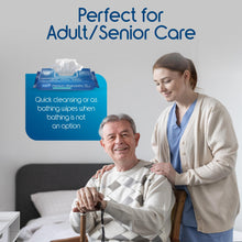 Load image into Gallery viewer, Inspire Adult Wet Wipes, Wash Cloths | Adult Wipes for Incontinence & Cleansing for Elderly, 8"x12" Count 12 packs of 50