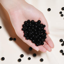 Load image into Gallery viewer, Natural Gemstone Beads 6mm Black Onyx Agate Beads Polished Round Smooth Stone Beads for Bracelets Jewelry Making 15inch Loose Beads