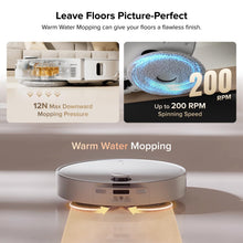 Load image into Gallery viewer, roborock Qrevo CurvX Robot Vacuum and Mop, 22,000Pa Suction, 3.14’’ Ultra Slim, Zero-Tangling Design, Reactive AI Obstacle Recognition, AdaptiLift Chassis, Auto Hot Water Mop Washing & Drying