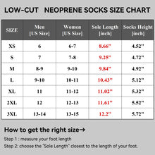 Load image into Gallery viewer, XUKER Water Socks Neoprene Socks, 3mm Glue Blind Stitch Sand Beach Volleyball Wetsuit Socks Water Booties for Diving