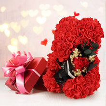 Load image into Gallery viewer, Rose Bear, Valentines Gifts for Her, Rose Teddy Bear, Valentine Teddy Bear Gifts for Women, Forever Preserving Rose, Mothers Day, Wedding and Anniversary,Birthday Gift, Women's Gifts