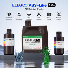 Load image into Gallery viewer, ELEGOO ABS-Like 3.0+ 3D Printer Resin Blue 2000g