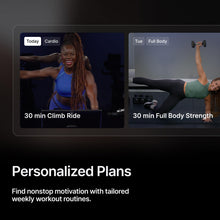Load image into Gallery viewer, Peloton Exercise Bikes, Indoor Stationery Cross Training Bikes for Home Workouts, HD Swivel Screen, Space-Friendly Exercise Equipment for Cardio Fitness, Yoga & Strength Routines