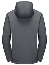 Load image into Gallery viewer, Little Donkey Andy Men's Lightweight Fleece Lined Jackets Hooded Windproof Jackets for Hiking Outdoor Grey L