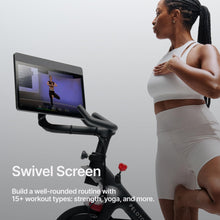 Load image into Gallery viewer, Peloton Exercise Bikes, Indoor Stationery Cross Training Bikes for Home Workouts, HD Swivel Screen, Space-Friendly Exercise Equipment for Cardio Fitness, Yoga & Strength Routines