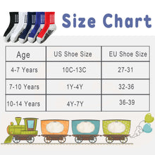 Load image into Gallery viewer, Boys Soccer Socks Sports Socks Youth Athletic Socks Hospital Grip Soccer Socks For Boys and Girls White