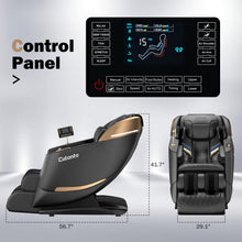 Load image into Gallery viewer, Culanta Massage Chair Full Body, Zero Gravity SL-Track Shiatsu Massage Recliner Chair with Body Scan, Airbags, Foot Rollers, Deep Yoga Stretch, Heating (U1-Black)