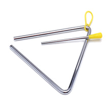 Load image into Gallery viewer, 6 Inch Musical Steel Triangle Percussion Instrument With Striker