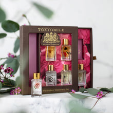 Load image into Gallery viewer, TOKYOMILK Eau de Parfum Discovery Set, 6 Fragrances in 0.23 fl. oz. Bottles – Perfume for Women, Mini Perfume Set, Perfume Sampler Set, Women’s Perfume Gift Set, Sample Size Perfumes