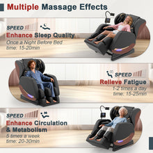 Load image into Gallery viewer, yewglen Massage Chair Full Body, 14 Fixed Rollers, Zero Gravity Recliner