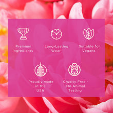 Load image into Gallery viewer, H HABIBI Radiant Florals & Amber Musk Perfume for Women - Fresh, Soft, Seductive Women's Perfume - Notes of Violet, Rose & Jasmine Perfume - Made in USA - Feminine Women's Eau de Parfum