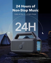 Load image into Gallery viewer, Soundcore Boom 2 By Anker, Outdoor Speaker, 80W, Subwoofer, BassUp 2.0, 24H Playtime, IPX7 Waterproof, Floatable, RGB Lights, USB-C, Custom EQ, Bluetooth 5.3, Portable for Camping and Beach - Black