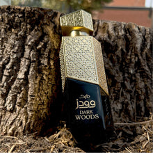 Load image into Gallery viewer, Maryaj Dark Wood - Long Lasting Perfume for Men and Women - Cologne for Men and Women - Citrus, Floral, Woody Fragrances - Eau de Parfum - 3.4 oz.