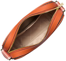 Load image into Gallery viewer, Michael Kors Maeve Large Pocket Crossbody Bag, Gold-Tone Hardware/Orange Punch