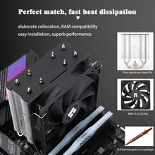 Load image into Gallery viewer, Thermalright Assassin X120 Refined SE CPU Air Cooler, 4 Heat Pipes, TL-C12C PWM Fan, Aluminium Heatsink Cover, AGHP Technology, for AMD AM4/AM5/Intel LGA 1150/1151/1155/1200/1700/1851(AX120 R SE)