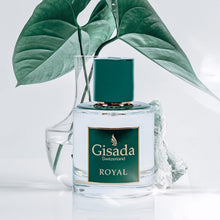Load image into Gallery viewer, Gisada Switzerland Luxury Eau De Parfum Fragrance, Unisex Perfume + Cologne for Women & Men (Fresh + Woody), Royal, 100mL/3.3oz