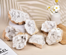 Load image into Gallery viewer, JIC Gem Large Healing Crystal Geode Natural Quartz Cluster Irregular Rock Gemstone Specimen Home Decor 2.42-2.86 Lbs