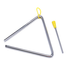 Load image into Gallery viewer, 6 Inch Musical Steel Triangle Percussion Instrument With Striker