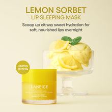 Load image into Gallery viewer, LANEIGE Lip Sleeping Mask & Topper: Hydrating Korean Lip Treatment Mask with Matching Topper to Hold Applicator Spatula | Shea Butter, Vitamin C & Murumuru, Antioxidants | Korean Skin Care