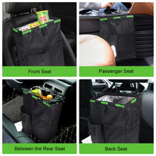 Load image into Gallery viewer, Car Trash Can, 3.5 Gallons Car Can, Handy Car Tissue Holder, Easy-to-Install Car Accessory Interior, Leak-Proof Car Organizer and Storage Bag for the Back/Front/Console of Any Cars, Sedans, SUVs,