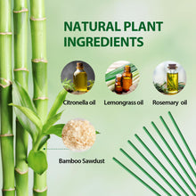 Load image into Gallery viewer, KICKOUTOR Mosquito Repellent Outdoor Patio 240 PCS Natural Citronella Incense Sticks DEET Free Lemongrass Oil Gnat Mosquito Control for Indoor Backyard Travel Camping