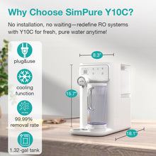 Load image into Gallery viewer, SimPure Y10C CTO Filter Cartridges Replacement, 6 Months Replacement Cartridge (1 Pack)