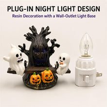 Load image into Gallery viewer, telers Animated Ghost Seesaw Night Light, Plug-in Halloween Decor