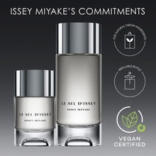 Load image into Gallery viewer, Issey Miyake Le Sel d'Issey Eau de Toilette - Fresh Woody Marine Fragrance for Men - With Salt Accord, Marine Seaweed, Ginger & Cedarwood - 3.3 oz - Refillable