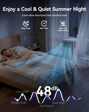 Load image into Gallery viewer, Feelfunn 8000 BTU Portable Air Conditioner, 3-in-1 Cools 350 Sq.Ft, Quiet AC with Fan & Dehumidifier, LED Display, Remote, 24H Timer, Window Kit, for Bedroom/Office/Dorms