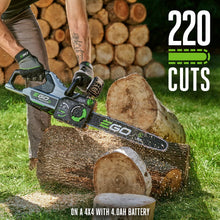 Load image into Gallery viewer, EGO POWER+ Chain Saw, 16” Battery Powered Chainsaw, Electric Cordless, Includes 56V 4.0Ah Battery and Charger – CS1613