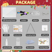 Load image into Gallery viewer, Lumiboard Led Drawing Board with 13 Light Effects, 16" Rechargeable Glow Doodle LED Note Board with Colors, Neon Light Up Drawing Tablet Gifts for Kids for Easter Birthday Christmas Gift Ideas