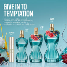 Load image into Gallery viewer, Jean Paul Gaultier La Belle Paradise Garden Eau de Parfum for Women - Long Lasting Floral Amber Womens Perfume with Blue Water Lily, Iris & Vanilla - Designer Fragrance Spray, 3.4 oz