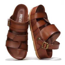 Load image into Gallery viewer, Project Cloud Platform Sandals Women – Strappy Wedges with Comfortable Plush & Soft Insole – Lightweight & Non Slip Platform Sandals for Women 2026 (Proud,CLAY,8)