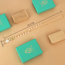 Load image into Gallery viewer, 18K Gold Baroque Pearl Necklace For Women Dainty Simple Leaf Pendant Natural Real Freshwater Pearl Jewelry Wedding Charm Mother Birthday Gifts Bridesmaid Hanging Jewelry (Baroque)