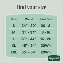 Load image into Gallery viewer, Depend Fresh Protection Adult Diapers, Incontinence Underwear for Women, Disposable, Maximum, Small, Blush, 32 Count, Packaging May Vary