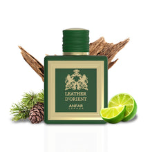 Load image into Gallery viewer, ANFAR LONDON Leather D'Orient Pour Homme Extrait de Parfum for Men | Long-Lasting Fragrance with Cashmeran, Incense, Amber, Oud & Cedarwood Notes | Luxury, Woody, Spicy Scent