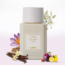 Load image into Gallery viewer, Ajmal Oud Sucré Eau de Parfum for Men and Women – 3.4 fl oz Oud Marquis Luxury Premium Amber Oud Perfume | Long Lasting French Fragrance | Made in France & Crafted in Dubai | Exclusive for USA