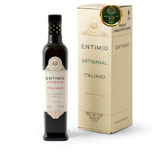 Load image into Gallery viewer, Entimio Ardente – Sicily Robust Extra Virgin Olive Oil Organic, Italian Olive Oil from Italy, 2024 Gold Award Winner, +500 mg/kg Polyphenol Rich Olive Oil - Early Harvest, Cold Pressed - 16.9 fl oz