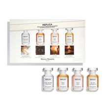 Load image into Gallery viewer, Maison Margiela - Replica - 4-Piece Fragrance Discovery Set - With Lazy Sunday Morning, Jazz Club, By the Fireplace, & Autumn Vibes - Perfume Samples - 0.24 Fl Oz Each