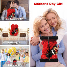 Load image into Gallery viewer, Rose Bear, Valentines Gifts for Her, Rose Teddy Bear, Valentine Teddy Bear Gifts for Women, Forever Preserving Rose, Mothers Day, Wedding and Anniversary,Birthday Gift, Women's Gifts