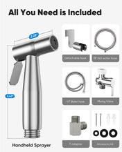Load image into Gallery viewer, Arofa Hot and Cold Handheld Bidet Sprayer for Toilet, Warm Water Bidet with Adjustable Pressure, Non-Electric Temperature Control for Feminine Wash