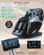 Load image into Gallery viewer, RELX Massage Chair Full Body, 20 Modes Zero Gravity SL-Track Shiatsu Massage Chair Built-in Heat System, Airbag Massage with Body Scan, Deep Yoga Stretch, Calfrest Extension and AI Control(Black)